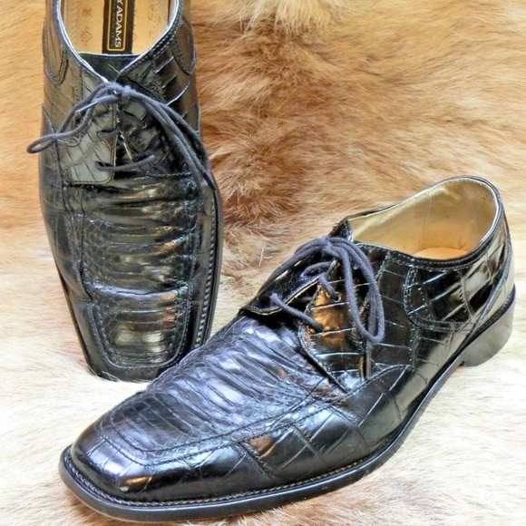 stacy adams mens snakeskin shoes